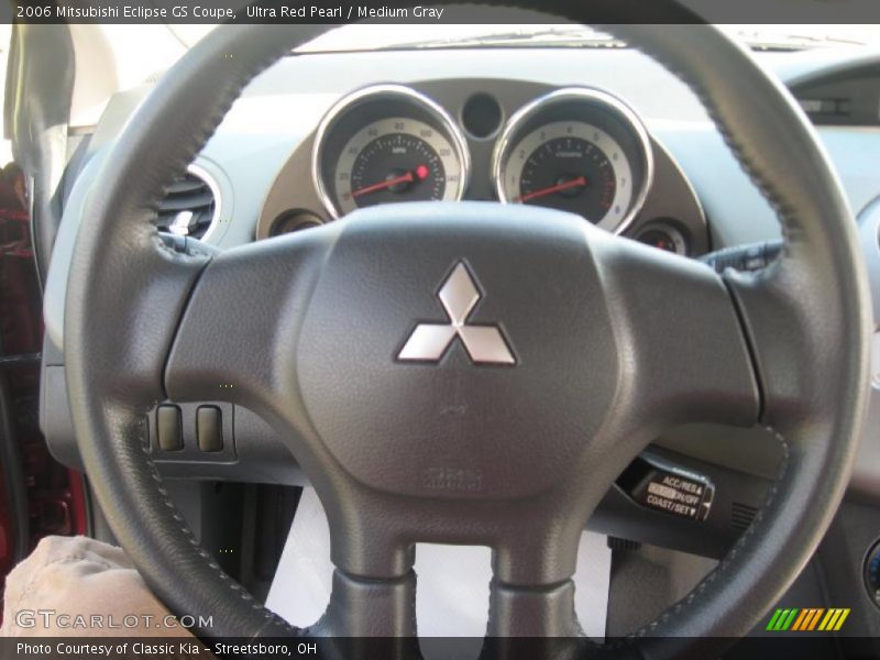 Ultra Red Pearl / Medium Gray 2006 Mitsubishi Eclipse GS Coupe