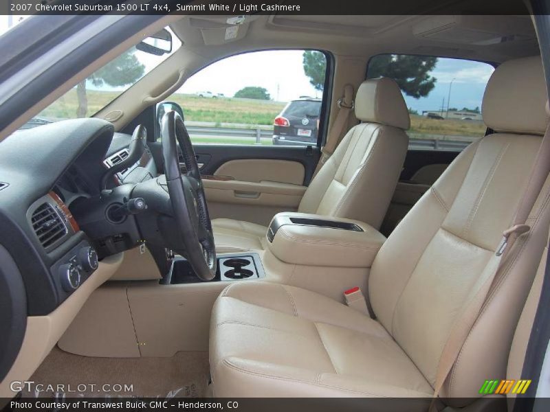 Summit White / Light Cashmere 2007 Chevrolet Suburban 1500 LT 4x4