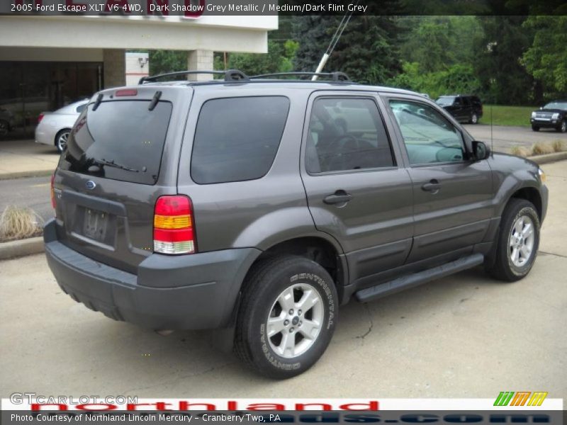 Dark Shadow Grey Metallic / Medium/Dark Flint Grey 2005 Ford Escape XLT V6 4WD