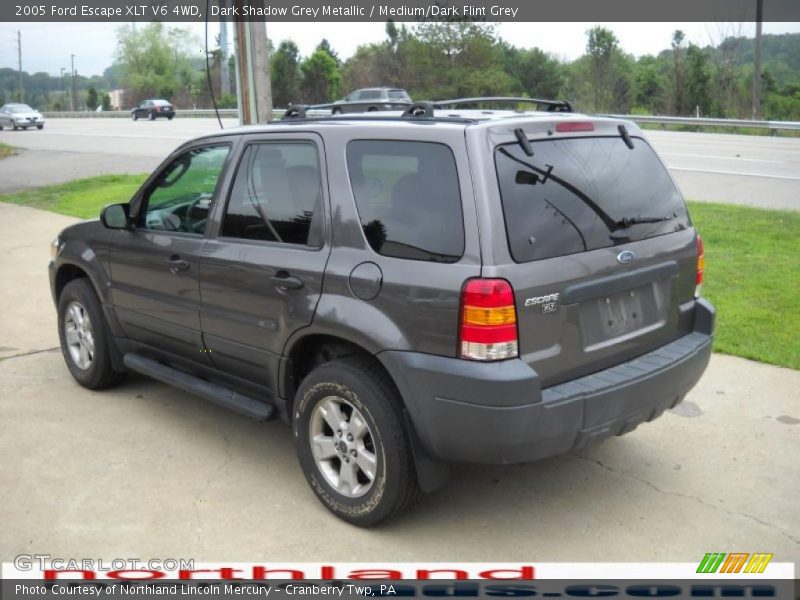 Dark Shadow Grey Metallic / Medium/Dark Flint Grey 2005 Ford Escape XLT V6 4WD