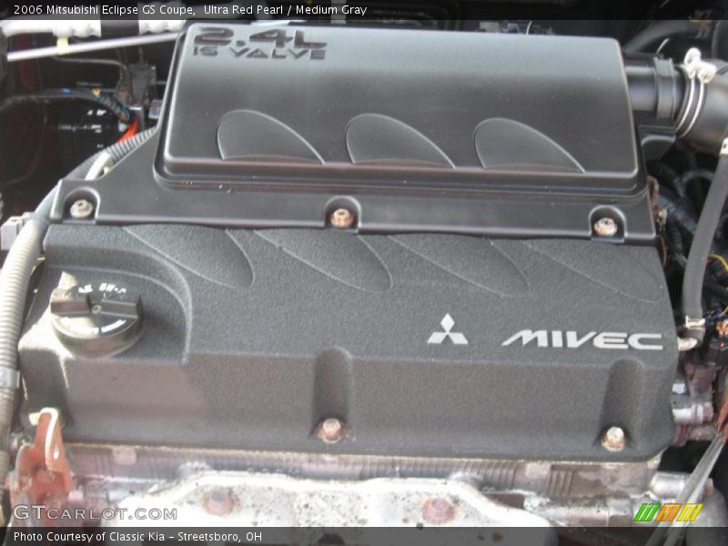 Ultra Red Pearl / Medium Gray 2006 Mitsubishi Eclipse GS Coupe