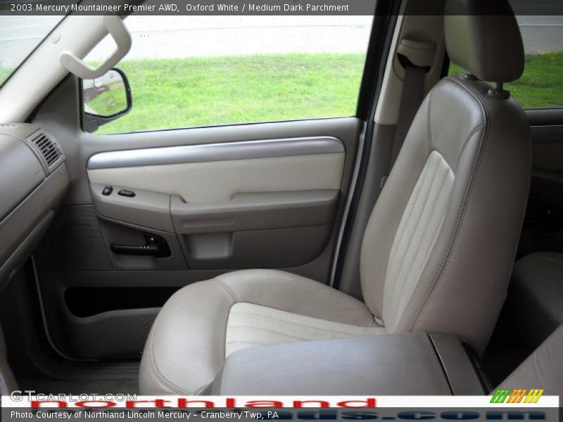 Oxford White / Medium Dark Parchment 2003 Mercury Mountaineer Premier AWD