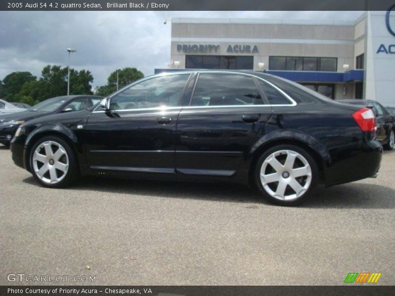 Brilliant Black / Ebony 2005 Audi S4 4.2 quattro Sedan