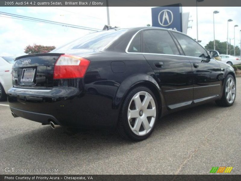 Brilliant Black / Ebony 2005 Audi S4 4.2 quattro Sedan