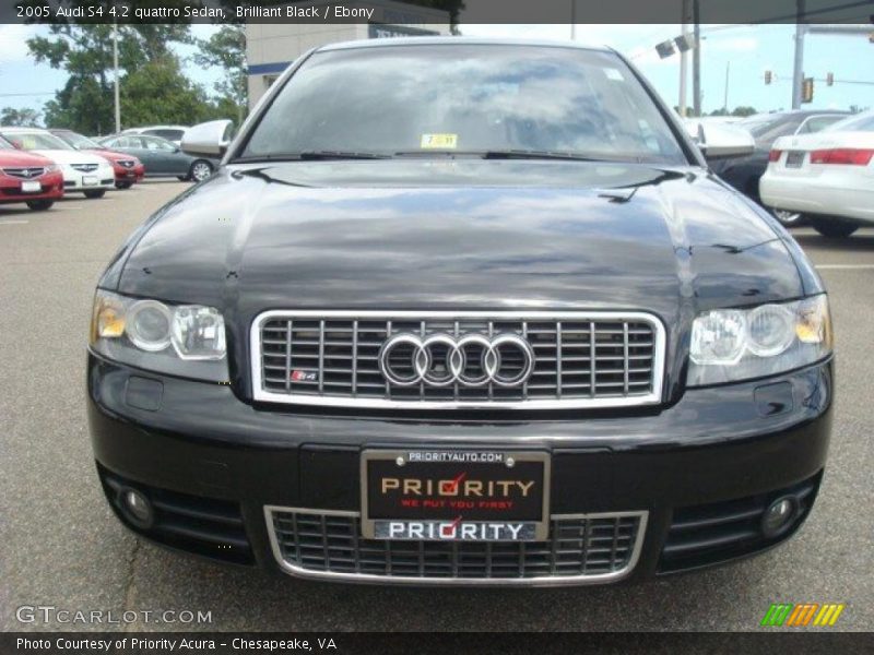 Brilliant Black / Ebony 2005 Audi S4 4.2 quattro Sedan