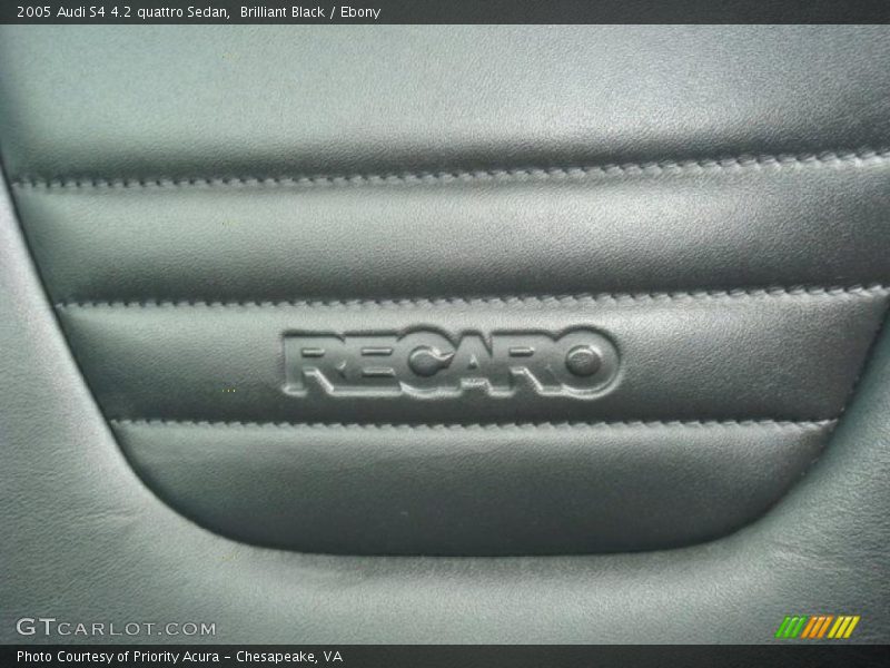 Brilliant Black / Ebony 2005 Audi S4 4.2 quattro Sedan