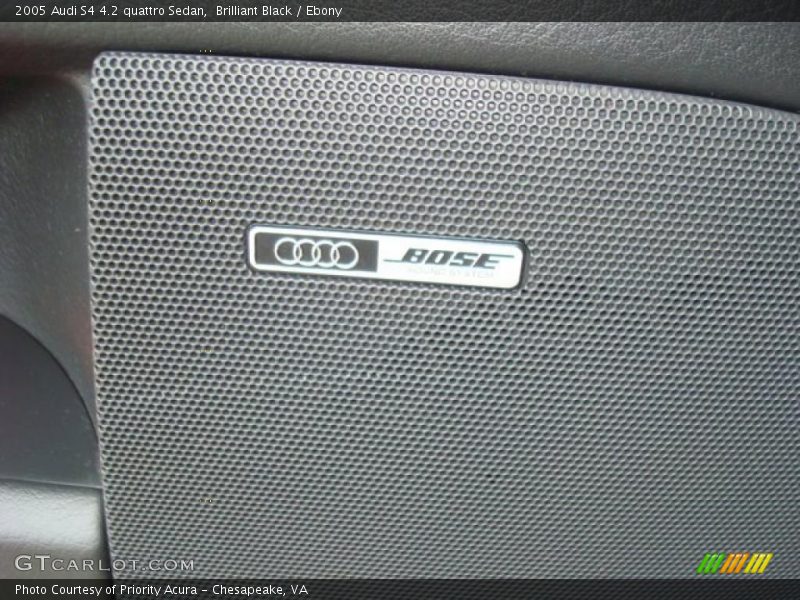 Brilliant Black / Ebony 2005 Audi S4 4.2 quattro Sedan