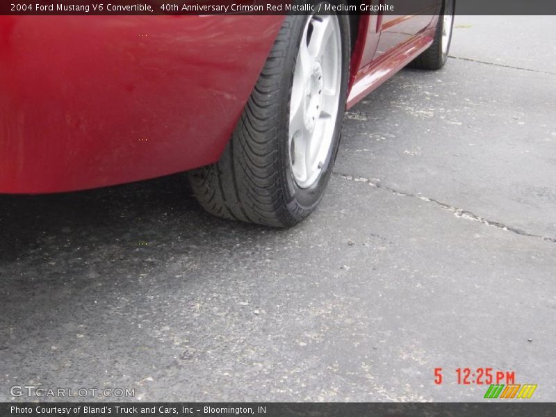 40th Anniversary Crimson Red Metallic / Medium Graphite 2004 Ford Mustang V6 Convertible