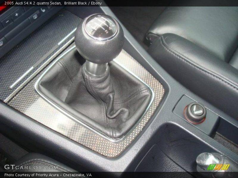 Brilliant Black / Ebony 2005 Audi S4 4.2 quattro Sedan