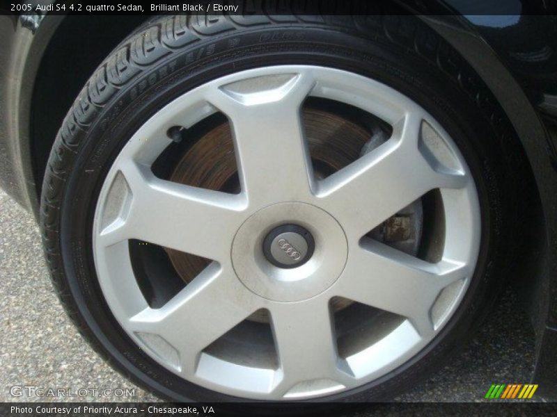Brilliant Black / Ebony 2005 Audi S4 4.2 quattro Sedan