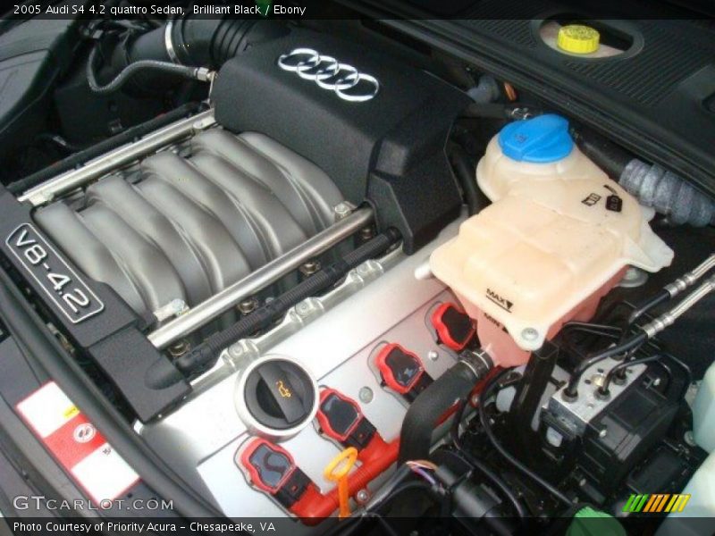 Brilliant Black / Ebony 2005 Audi S4 4.2 quattro Sedan