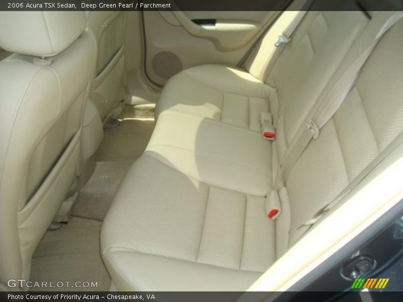 Deep Green Pearl / Parchment 2006 Acura TSX Sedan