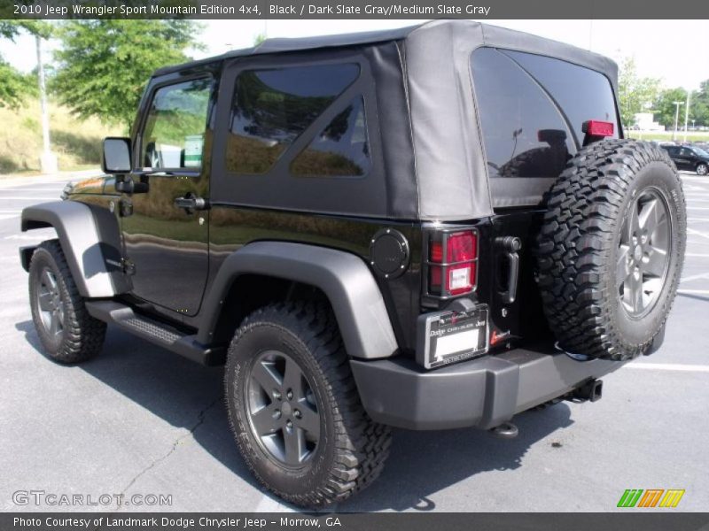Black / Dark Slate Gray/Medium Slate Gray 2010 Jeep Wrangler Sport Mountain Edition 4x4