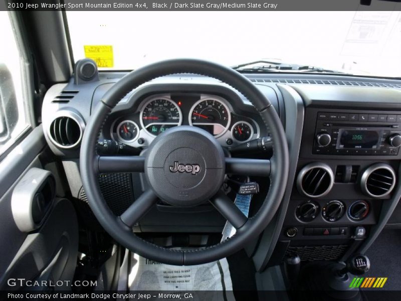 Black / Dark Slate Gray/Medium Slate Gray 2010 Jeep Wrangler Sport Mountain Edition 4x4