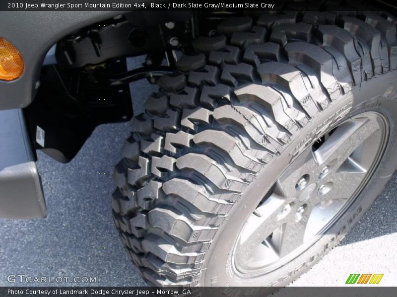 Black / Dark Slate Gray/Medium Slate Gray 2010 Jeep Wrangler Sport Mountain Edition 4x4