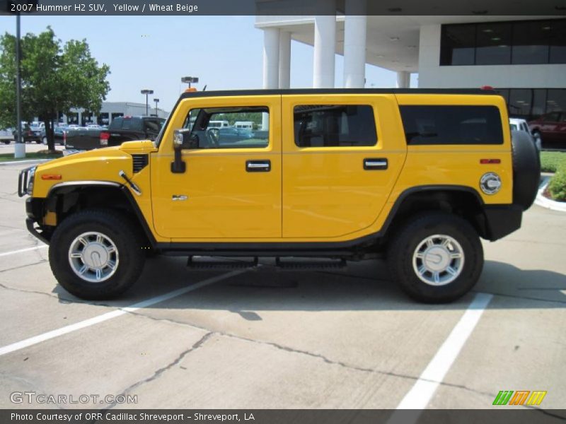 Yellow / Wheat Beige 2007 Hummer H2 SUV