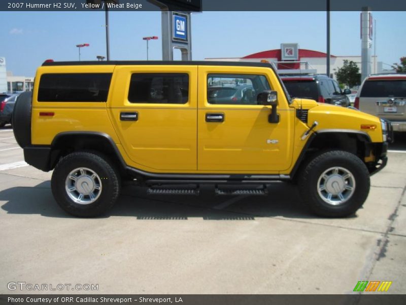 Yellow / Wheat Beige 2007 Hummer H2 SUV