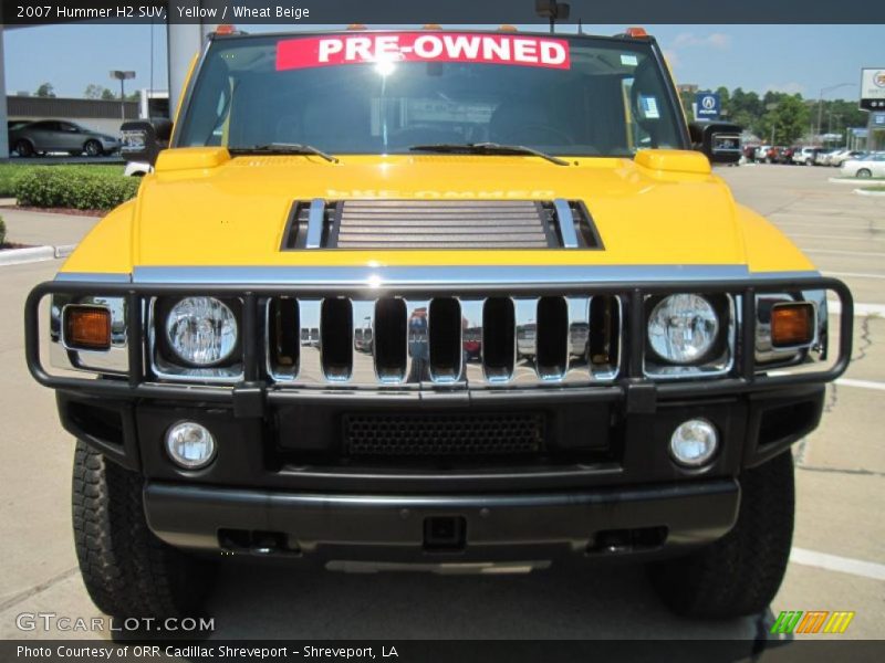 Yellow / Wheat Beige 2007 Hummer H2 SUV
