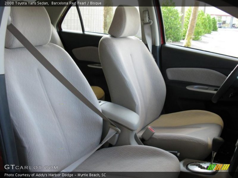 Barcelona Red Pearl / Bisque 2008 Toyota Yaris Sedan