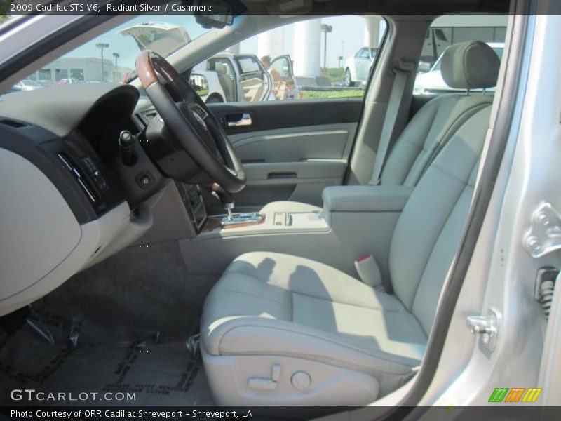 Radiant Silver / Cashmere 2009 Cadillac STS V6
