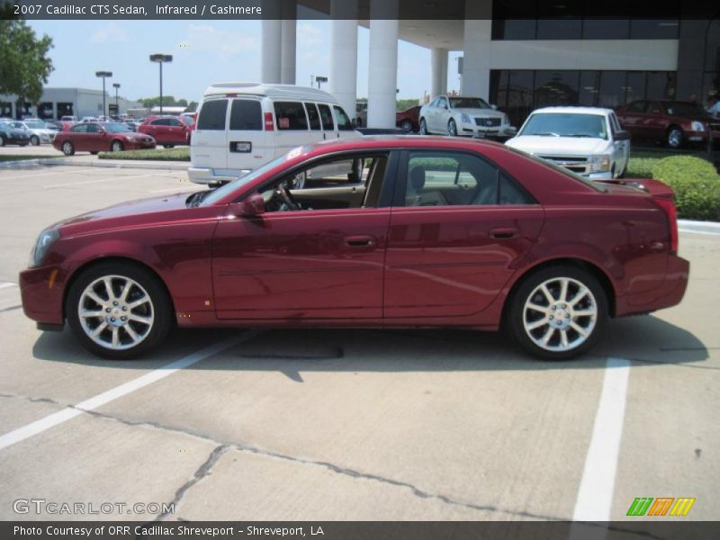 Infrared / Cashmere 2007 Cadillac CTS Sedan