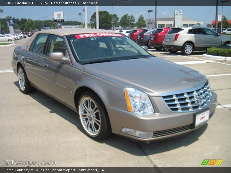 Radiant Bronze / Cashmere 2007 Cadillac DTS Luxury