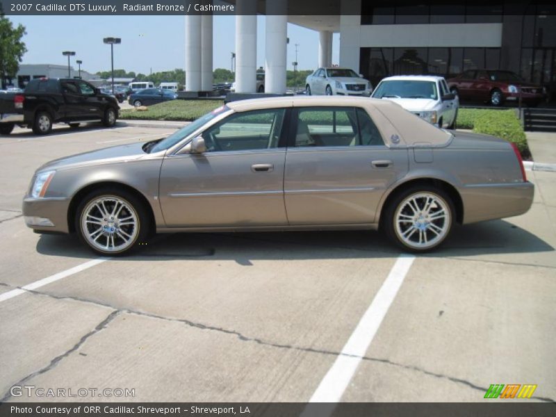 Radiant Bronze / Cashmere 2007 Cadillac DTS Luxury