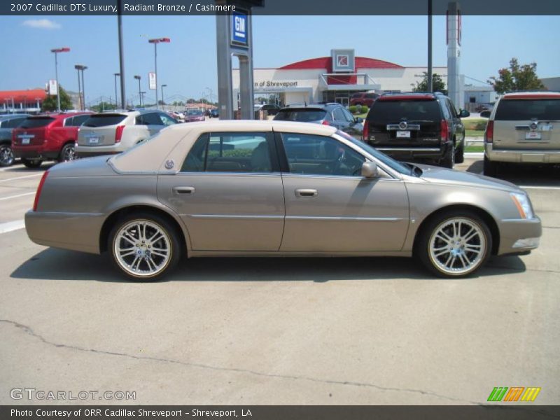 Radiant Bronze / Cashmere 2007 Cadillac DTS Luxury