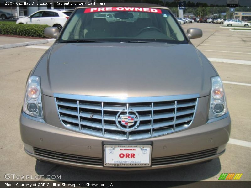 Radiant Bronze / Cashmere 2007 Cadillac DTS Luxury