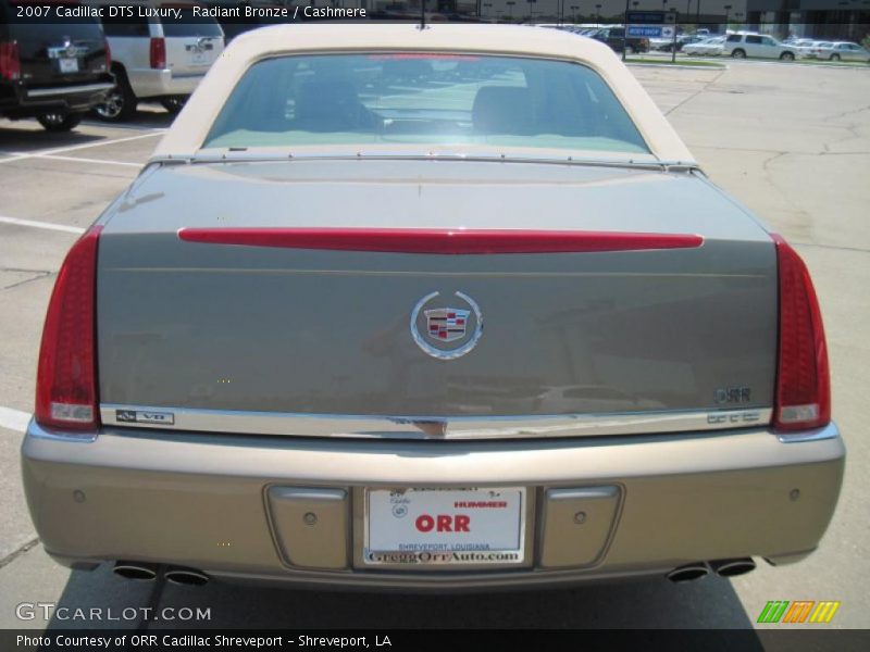 Radiant Bronze / Cashmere 2007 Cadillac DTS Luxury
