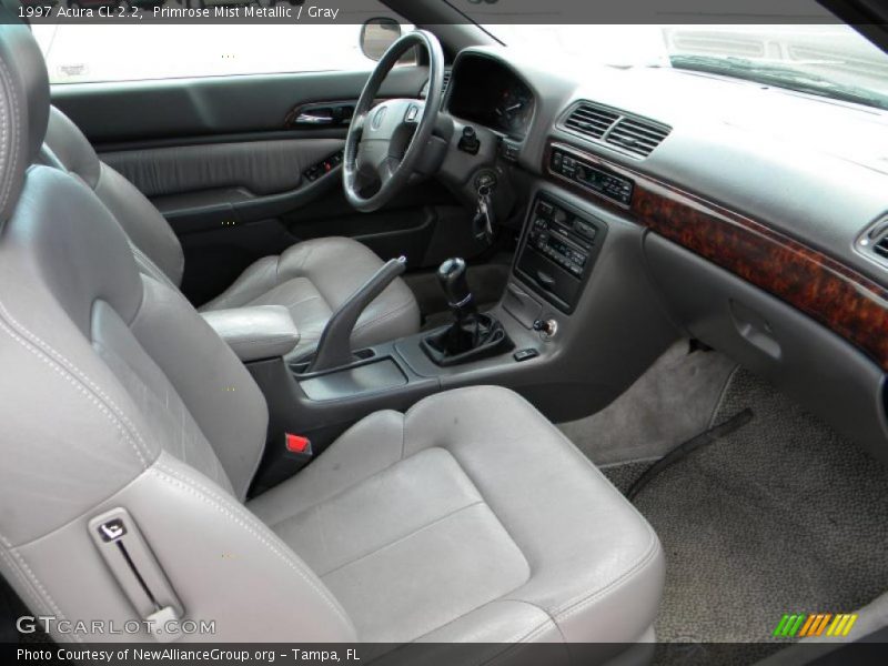 Primrose Mist Metallic / Gray 1997 Acura CL 2.2