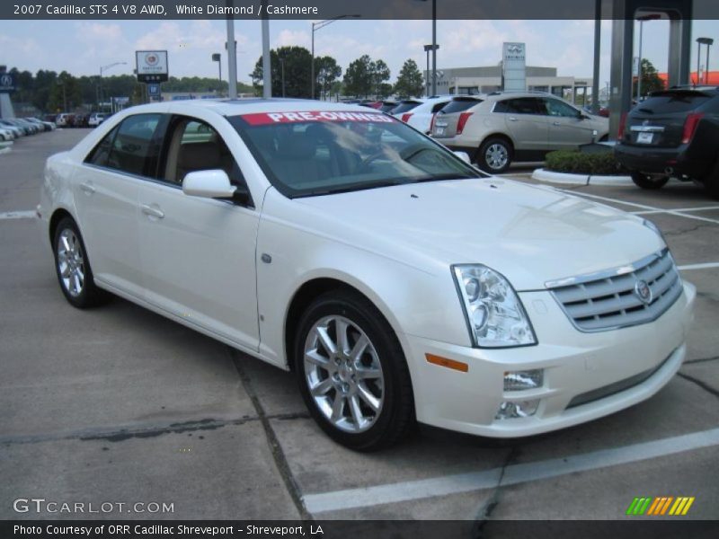 White Diamond / Cashmere 2007 Cadillac STS 4 V8 AWD