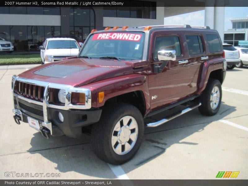 Sonoma Red Metallic / Light Cashmere/Ebony 2007 Hummer H3