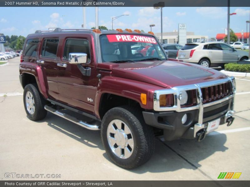 Sonoma Red Metallic / Light Cashmere/Ebony 2007 Hummer H3