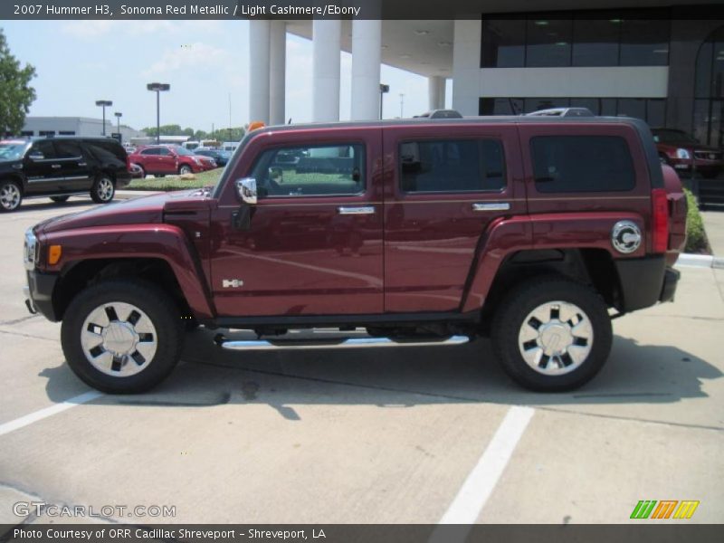 Sonoma Red Metallic / Light Cashmere/Ebony 2007 Hummer H3