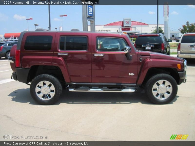 Sonoma Red Metallic / Light Cashmere/Ebony 2007 Hummer H3