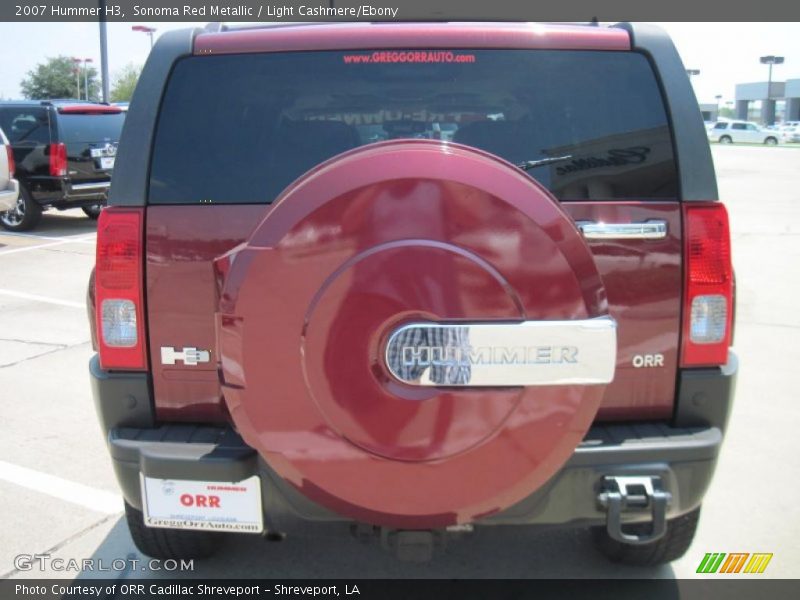 Sonoma Red Metallic / Light Cashmere/Ebony 2007 Hummer H3