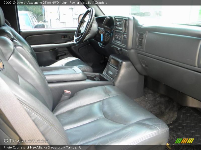 Light Pewter Metallic / Graphite 2002 Chevrolet Avalanche 2500 4WD