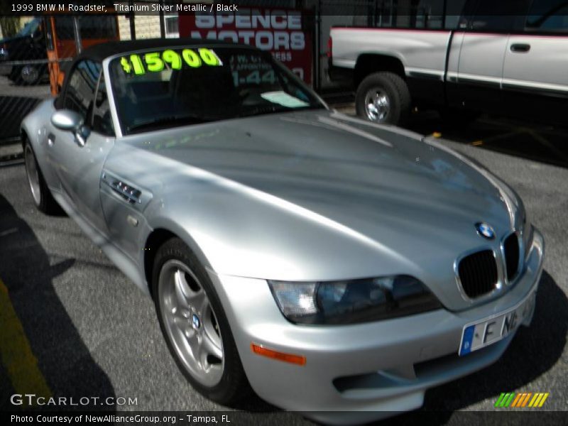 Titanium Silver Metallic / Black 1999 BMW M Roadster