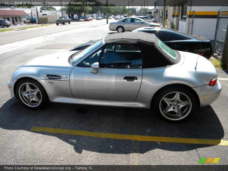Titanium Silver Metallic / Black 1999 BMW M Roadster
