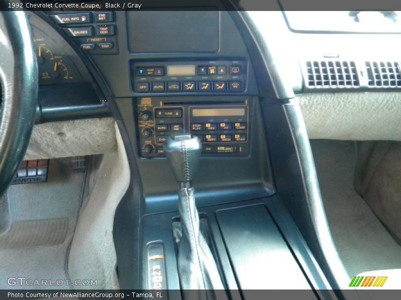 Black / Gray 1992 Chevrolet Corvette Coupe