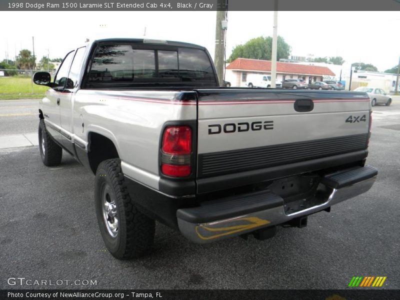 Black / Gray 1998 Dodge Ram 1500 Laramie SLT Extended Cab 4x4
