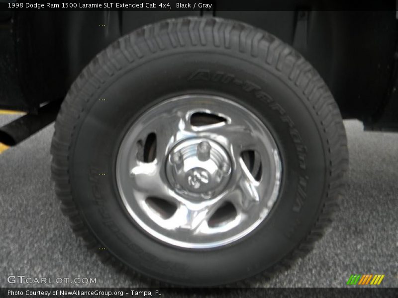 Black / Gray 1998 Dodge Ram 1500 Laramie SLT Extended Cab 4x4