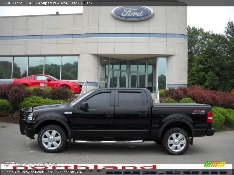 Black / Black 2008 Ford F150 FX4 SuperCrew 4x4