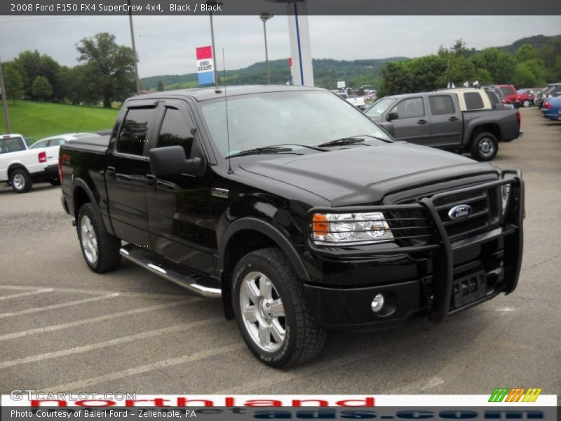 Black / Black 2008 Ford F150 FX4 SuperCrew 4x4