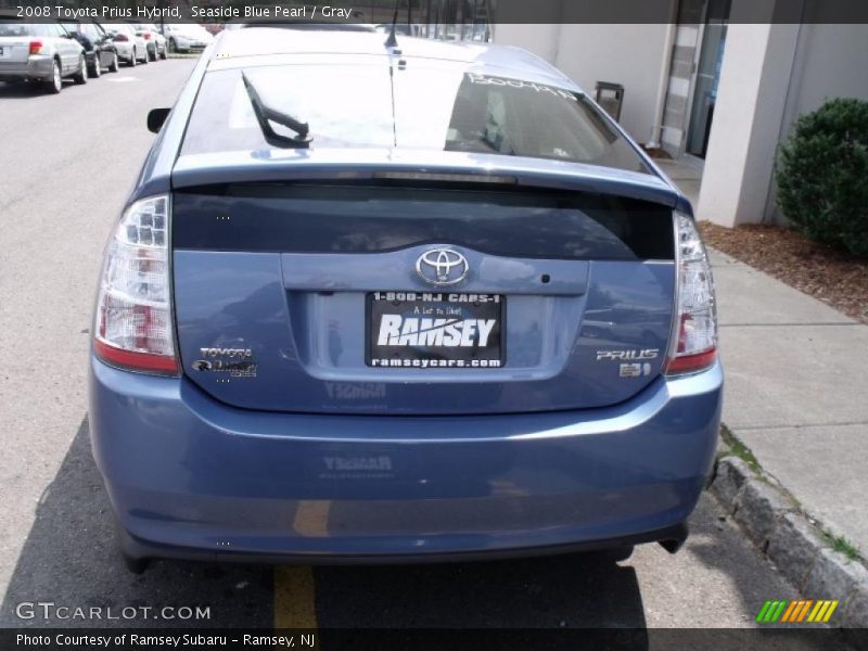 Seaside Blue Pearl / Gray 2008 Toyota Prius Hybrid