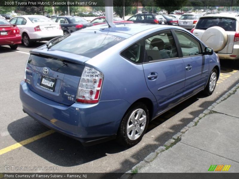 Seaside Blue Pearl / Gray 2008 Toyota Prius Hybrid