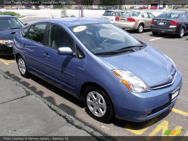 Seaside Blue Pearl / Gray 2008 Toyota Prius Hybrid