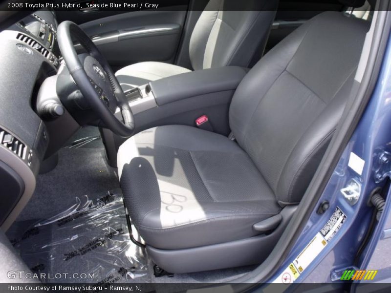 Seaside Blue Pearl / Gray 2008 Toyota Prius Hybrid