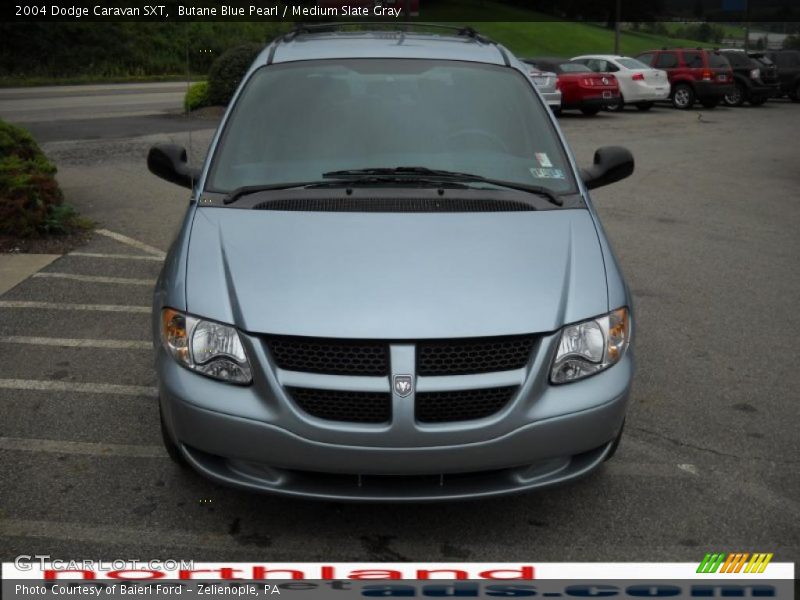 Butane Blue Pearl / Medium Slate Gray 2004 Dodge Caravan SXT